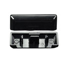 Silisto Fenster 10 Stück Silisto Wasserschlitzkappen für Kunststofffenster RAL 9005 Schwarz