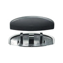 Silisto Fenster 10 Stück Silisto Wasserschlitzkappen Oval für Kunststofffenster RAL 7016 Anthrazit