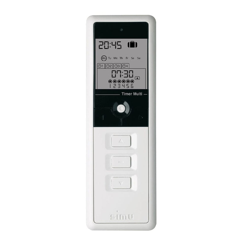Simu Rolladen SIMU Handsender HZ Timer Multi 6-Kanal 2007830