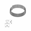 Tecseal Insektenschutz Tecseal Bürstendichtung für Insektenschutzspannrahmen 5x6mm
