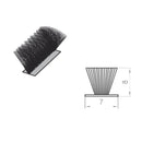 Tecseal Rolladen Tecseal Bürstendichtung für Rolladen Führungsschiene mit Insektenschutz 7x8mm