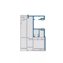 VEKA Rolladen Weiss / 100cm VEKA PVC Aufbauprofil 108.239