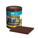 WDB Plast Garten Braun RAL8011 WDB Plast Sichtschutzband PVC Basic Line 190mm