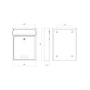 WDB Plast Zubehör WDB Plast Briefkasten Classic C4