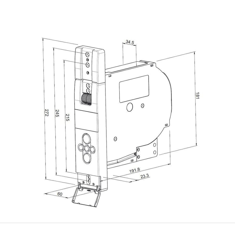 WIR Elektronik Rollladen WIR eWickler Comfort Maxi eW825 UP