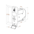 WIR Elektronik Rollladen WIR eWickler Funk Comfort eW840-F-M UP