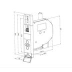 WIR Elektronik Rollladen WIR eWickler Funk Comfort Maxi eW845-F UP
