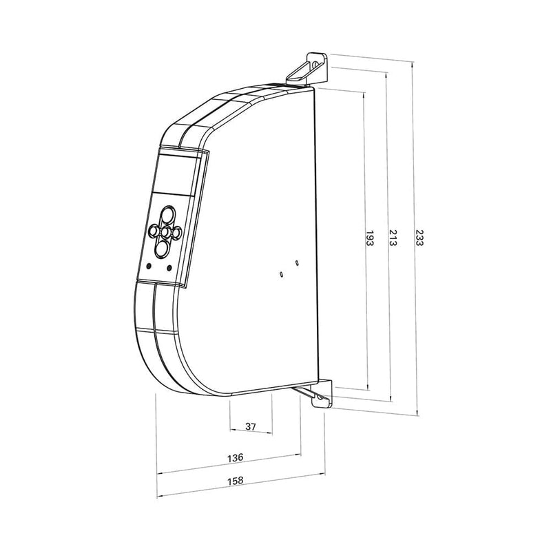 WIR eWickler Comfort eW920-M für Aufputz 15mm Gurtband - Fenstergigant