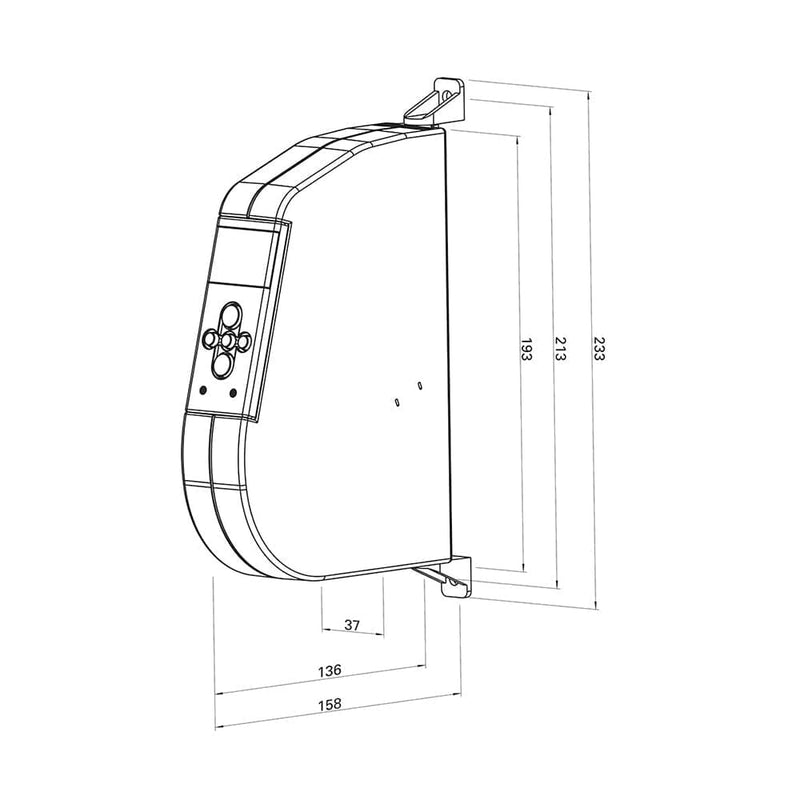 WIR eWickler Funk Standard eW930-F-M für Aufputz 15mm Gurtband - Fenstergigant